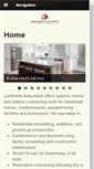 Mobile Screenshot of landmarkassoc.com